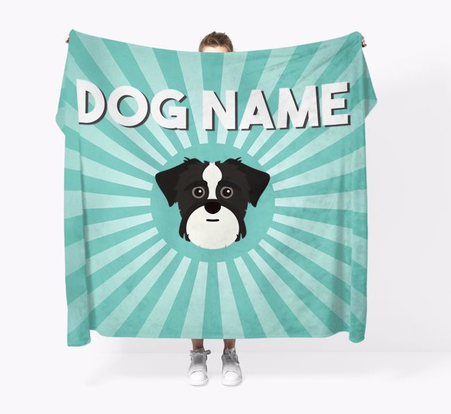 Sun Rays: Personalized {breedFullName} Throw Blanket